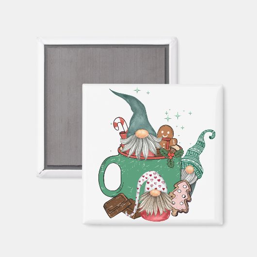 Gnomes & Cocoa Magnet (Vorderseite/Rückseite)