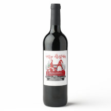 Gnomes Couple Vintag Red Truck Frohe Weihnachten