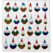 Gnomes-Duschvorhang Duschvorhang (Vorderseite)