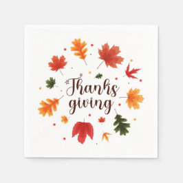 Gnomes Erntedank Serviette