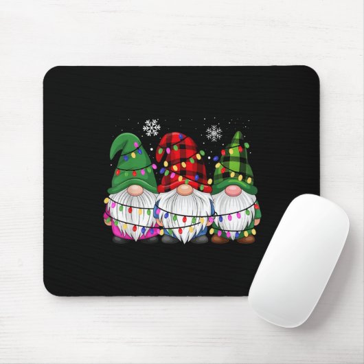 Gnomes Family Matching Pjs Men Women Funny Xmas Ho Mousepad (Mit Mouse)