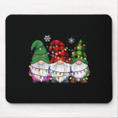 Gnomes Family Matching Pjs Men Women Funny Xmas Ho Mousepad (Vorne)