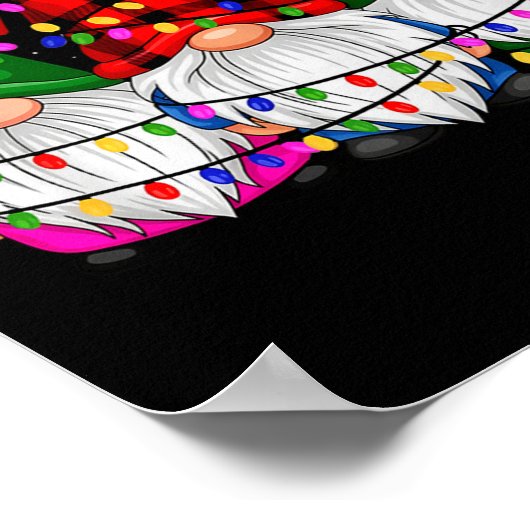 Gnomes Family Matching Pjs Men Women Funny Xmas Ho Poster (Ecke)