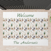 Gnomes Farmhouse im nordischen Stil Fußmatte