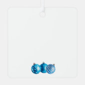 Gnomes First Christmas Together Ornament Aus Metall (Rückseite)