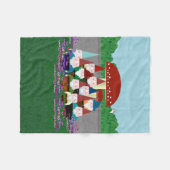 Gnomes Fleecedecke (Vorderseite (Horizontal))