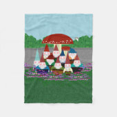 Gnomes Fleecedecke (Vorderseite)