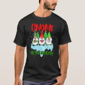Gnomes For Xmas Holidays Three Gnomes With Presen T-Shirt (Vorderseite)