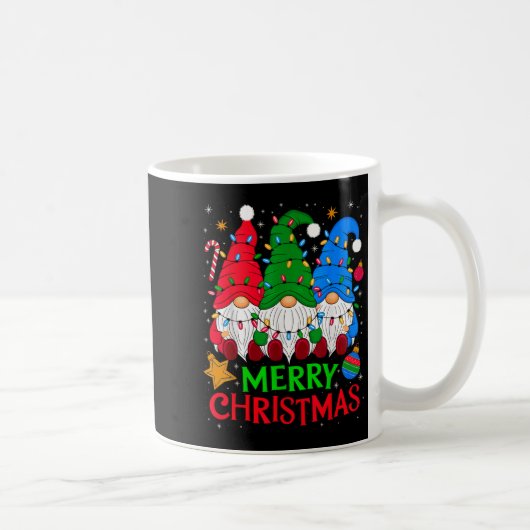 Gnomes Frohe Weihnachten Weihnachten Matching Kaffeetasse (Rechts)