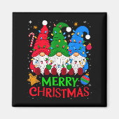 Gnomes Frohe Weihnachten Weihnachten Matching Magnet (Vorne)