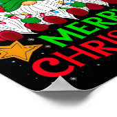 Gnomes Frohe Weihnachten Weihnachten Matching Poster (Ecke)