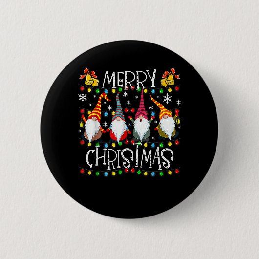 Gnomes Frohe Weihnachten Weihnachten Weihnachten L Button (Vorderseite)