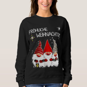 Gnomes Frohliche Weihnachten Funny Weihnachten Sweatshirt