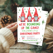 Gnomes Fun Holiday Weihnachten Party Einladung