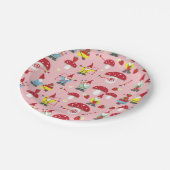 Gnomes-Garten-Party-Papier-Teller Pappteller (Schrägansicht)