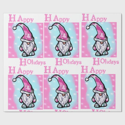 GNOMES GESCHENKPAPIER (Flach)