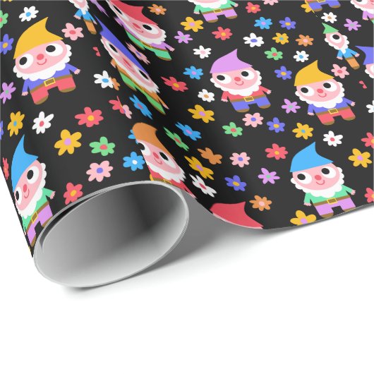 Gnomes Geschenkpapier (Rolleneckpunkt)