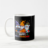 Gnomes Halloween Erntedank Weihnachtsfeier Hall Kaffeetasse (Links)