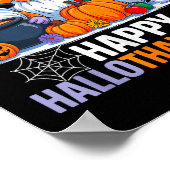 Gnomes Halloween Erntedank Weihnachtsfeier Hall Poster (Ecke)