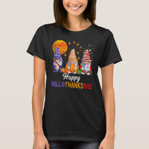 Gnomes Halloween Erntedank Weihnachtsfeier Hall T-Shirt