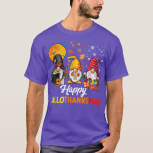 Gnomes Halloween Erntedank Weihnachtsfeier Hall T-Shirt