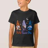 Gnomes Halloween Erntedank Weihnachtsfeier Hall T-Shirt (Vorderseite)
