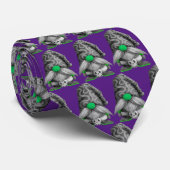 Gnomes Halloween Necktie Krawatte (Gerollt)