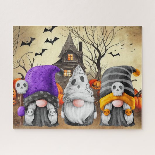 Gnomes Halloween Puzzle (Horizontal)