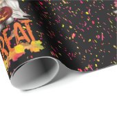 Gnomes Halloween Trick oder Treat Party Geschenkpapier (Rolleneckpunkt)