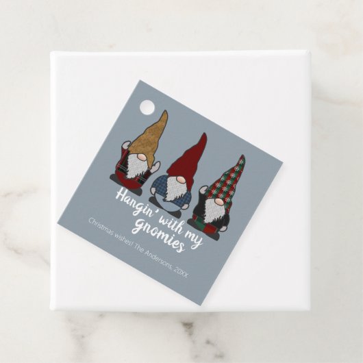 Gnomes Hangin mit My Gnomies Holiday Geschenkanhänger (Beispiel)