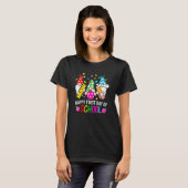 Gnomes Happy First Day School Lehrer Schüler T-Shirt (Vorne ganz)