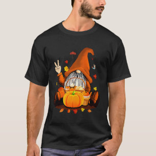 Gnomes Herbst Niedlicher Halloween-Erntedank T-Shirt