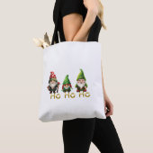 Gnomes Ho Ho Ho Christmas Tasche (Von Nahem)