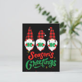 Gnomes Holiday Card Feiertagskarte (Stehend Vorderseite)