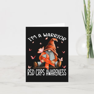Gnomes I bin ein Krieger Rsd Crps Awareness Butter Karte