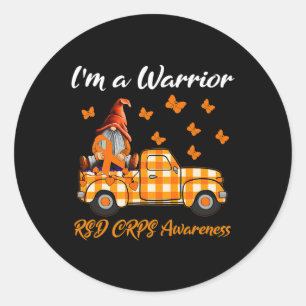 Gnomes I bin ein Krieger Rsd Crps Bewusstsein Runder Aufkleber