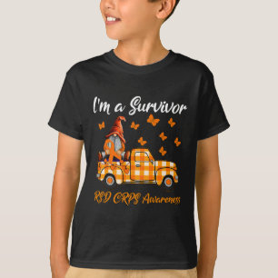 Gnomes Ich bin ein Überlebender Rsd Crps Bewusstse T-Shirt