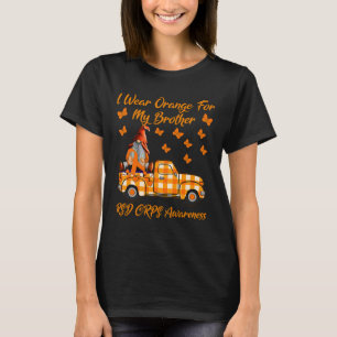 Gnomes Ich trage Orange für meine Bruder Rsd Crps T-Shirt