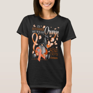 Gnomes im November Wir tragen Orange CRPS Awarenes T-Shirt