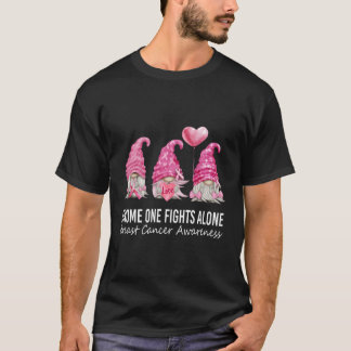 Gnomes im Oktober tragen wir K Gnome Brustkrebs Aw T-Shirt