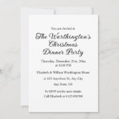 Gnomes in the snow watercolor painting  einladung (Rückseite)