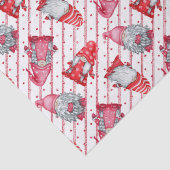 Gnomes in Weihnachtsrot Seidenpapier (Detail)