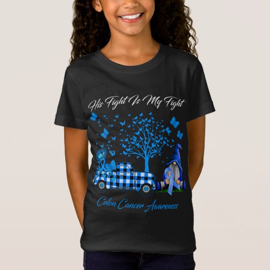 Gnomes Kampf ist mein Kampf gegen Colon Cancer Aus T-Shirt (Vorderseite)