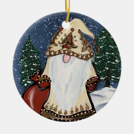 Gnomes Keramik Ornament (Vorne)