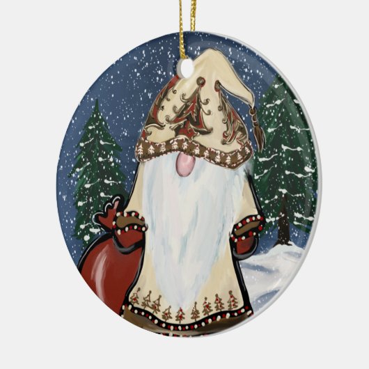 Gnomes Keramik Ornament (Links)
