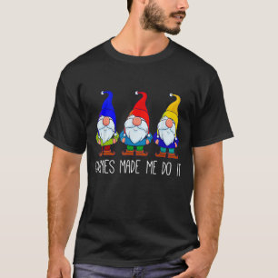 Gnomes ließ mich machen es lustigen Garten Gnome L T-Shirt