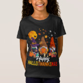 Gnomes Lover Halloween Frohe Weihnachts-Happy Hall T-Shirt (Vorderseite)