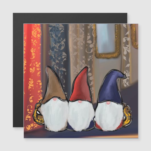 GNOMES MAGNETKARTE (Vorne/Hinten)