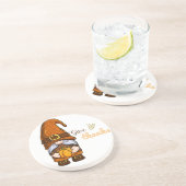 Gnomes männliche Dank Getränkeuntersetzer (Seite)