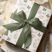 Gnomes Merry Christmas FROM Custom Name Geschenkpapier